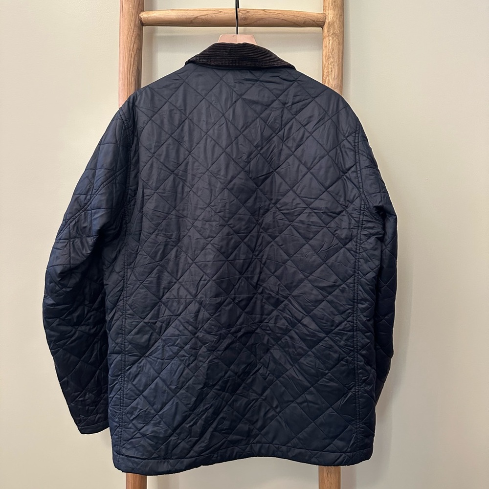 Barbour Quilted Jacket - Navy and Black - Picture 2 of 6